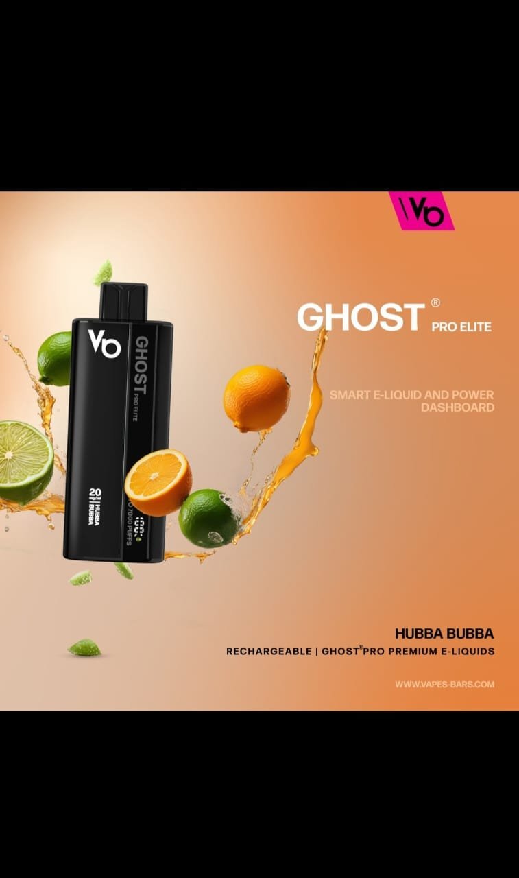Vapes Bars Ghost Pro Elite 7000 puffs Disposable Vape in Dubai