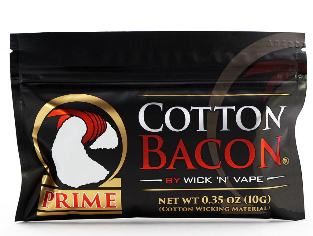 WICK ‘N’ VAPE ORGANIC COTTON BACON V2